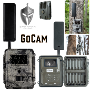 SPARTAN GoCam 4G - BLACK FLASH (CELLULAR or CLOUD) + built-in viewer (camo)