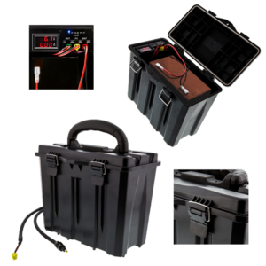 EXTERNAL POWER - 6V or 12V BATTERY BOX / Solar compatible / No battery - UNIVERSAL (SC-BAT-BX2)