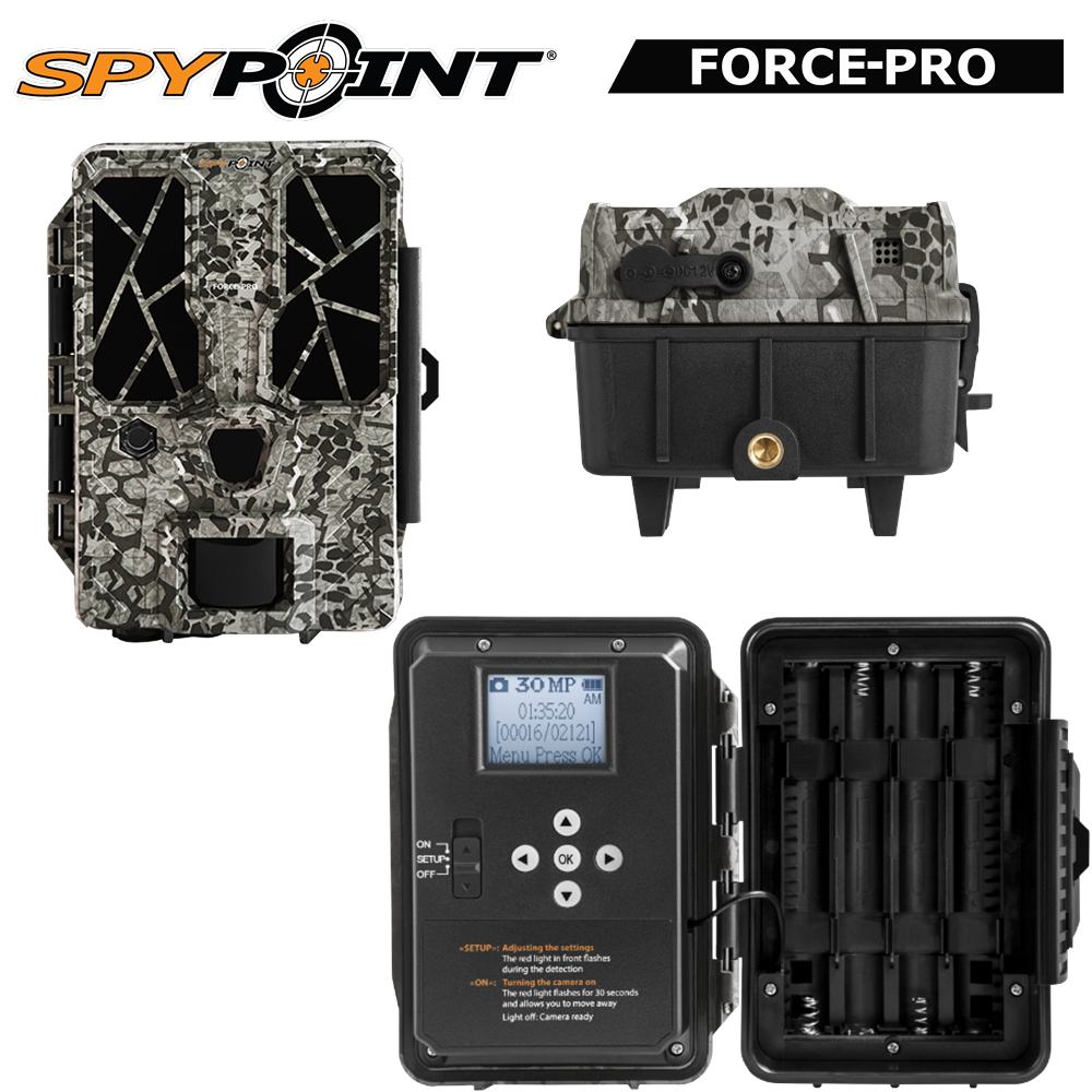 SpyPoint FORCE PRO - BLACK FLASH (Camo)