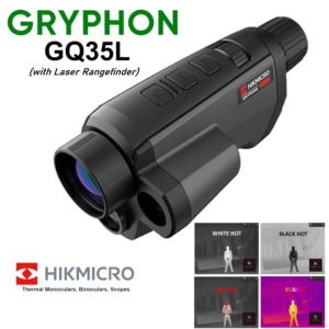 HIKMICRO GRYPHON GQ35L - Handheld Thermal Monocular (+ Laser Range Finder)