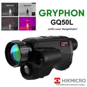 HIKMICRO GRYPHON GQ50L - Handheld Thermal Monocular (+ Laser Range Finder)
