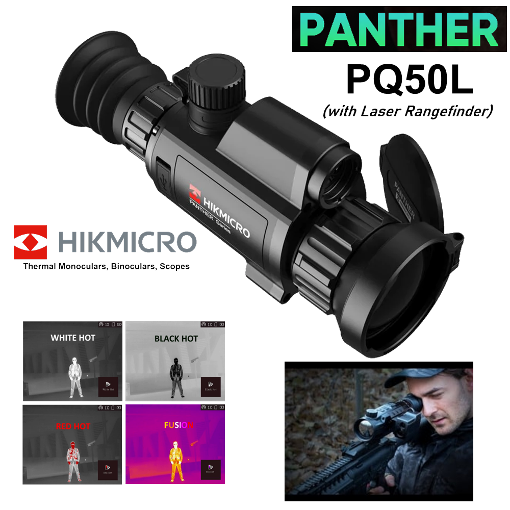 HIKMICRO PANTHER PQ50L Thermal Scope (+ Laser Range Finder)
