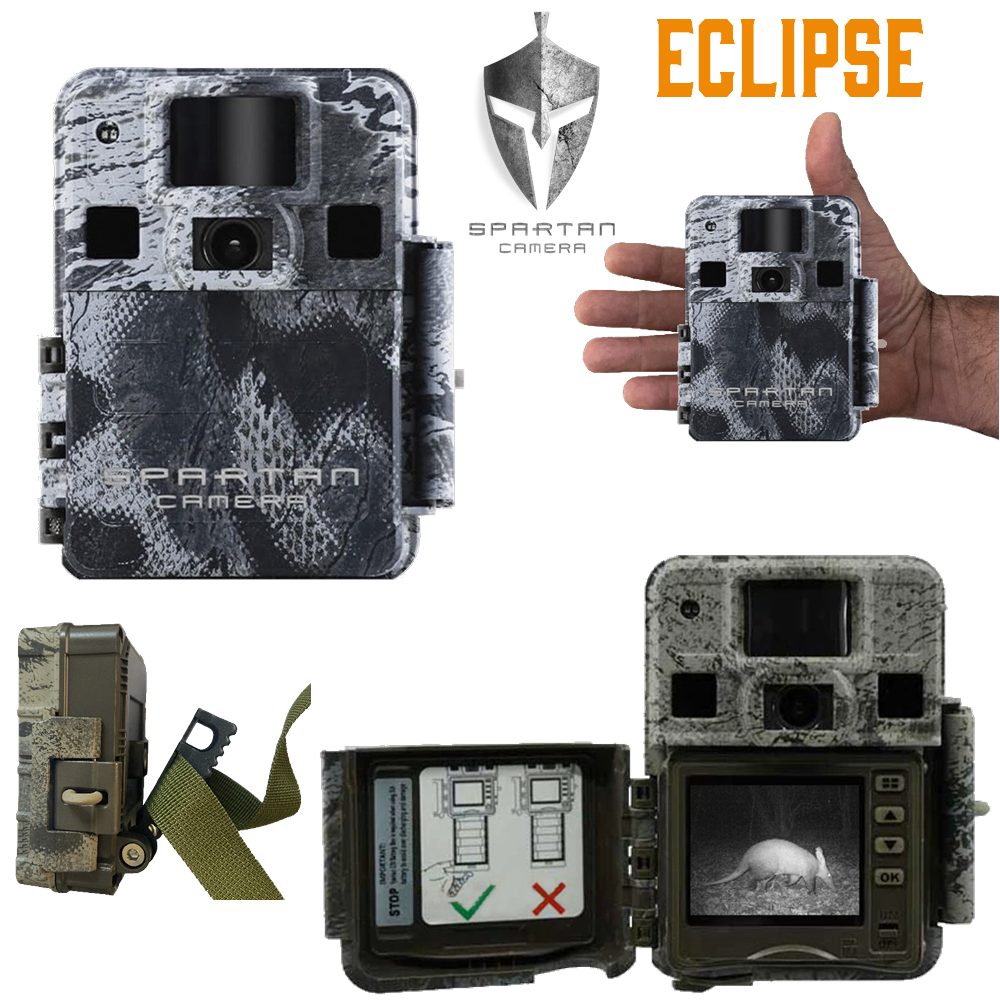 SPARTAN SR4-BK Eclipse - BLACK FLASH (Camo) + built-in viewer (camo)