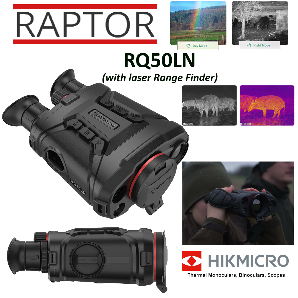 HIKMICRO RAPTOR RQ50LN - (Dual) Thermal Binocular