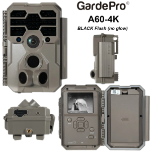 GardePro A60-4K (64MP) - BLACK FLASH + built-in viewer