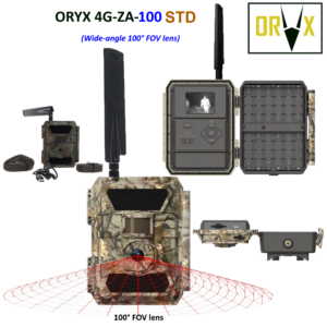 ORYX 4G-ZA-100 STD [CELLULAR/Email/FTP/FTP(S)] - BLACK FLASH (Camo) + built-in viewer