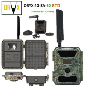 ORYX 4G-ZA-60 STD [CELLULAR/Email/FTP/FTP(S)] - BLACK FLASH (Camo) + built-in viewer